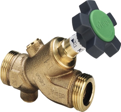 Наклонный вентиль Easytop CRV (с обр.клапаном) с SC‑Contur, модель 2238.5, Viega В Красноярске