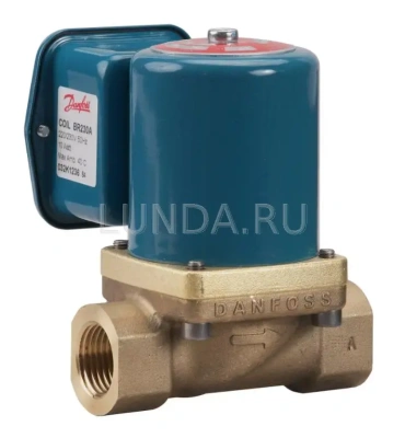 Клапан соленоидный EV225B с сервоприводом, для пара, с катушкой, Danfoss В Красноярске