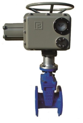 Задвижка с обрезиненным клином фланцевая ABRA с электроприводом Regada В Красноярске