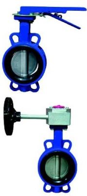 Затвор поворотный дисковый ABRA-BUV-VF826D Ру10/16 с рукояткой или редуктором В Красноярске