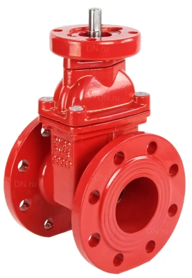 Задвижка шиберная дн.ру GGG40-SS304-NBR-2W-ISO Ру10 с голым штоком и невыдвижным шпинделем В Красноярске