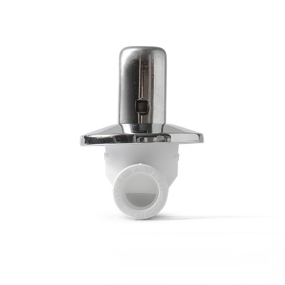 Вентиль PPR хромированный, белый, Pro Aqua В Красноярске