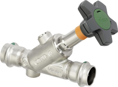 Наклонный вентиль Easytop Inox (полнопроходной) с SC‑Contur, модель 2337.5, Viega В Красноярске